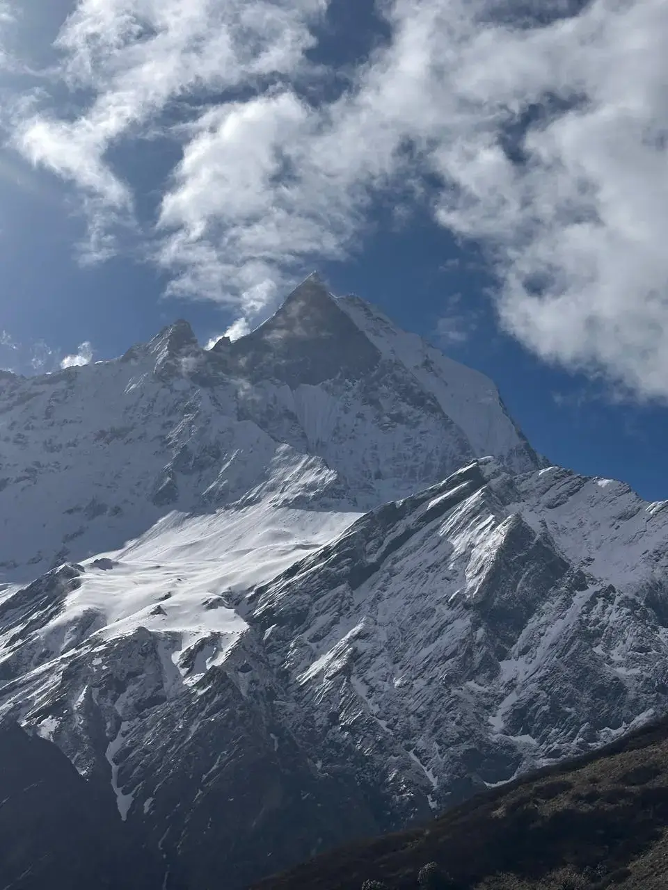 Fishtail Mountain up closer